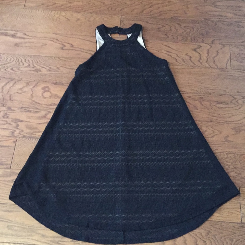 Anthropologie Alya black sleeveless dress